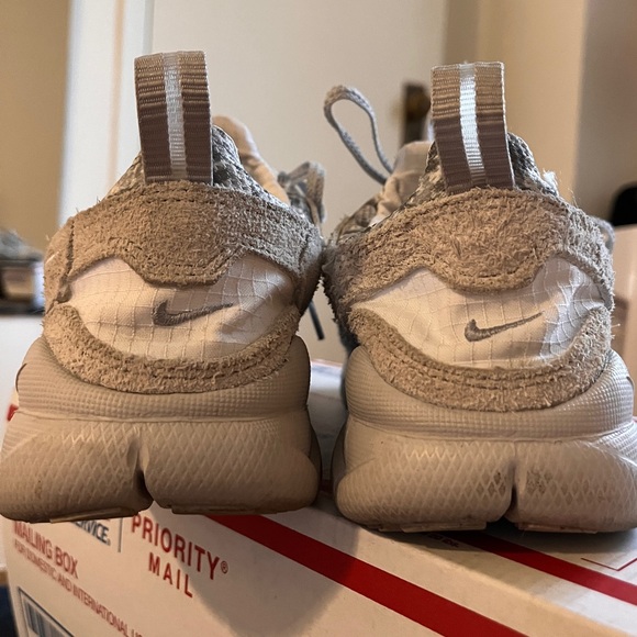 Nike Free Run Trail Textured Neutral Grey Suede Sz M 6 / W 7.5 - Picture 5 of 7